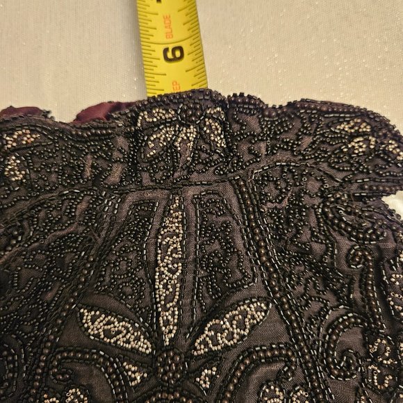 Vintage Black Beaded Wristlet - Picture 9 of 9